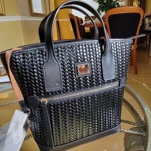 Dooney & Bourke Camden Woven Tote: black